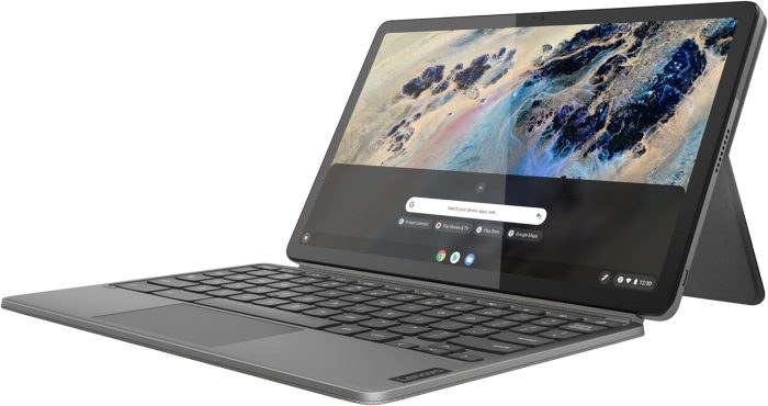 Lenovo Chromebook IdeaPad Duet 3 tablet 2 w 1, wyświetlacz dotykowy 2K 10,9", Qualcomm Snapdragon 7c Gen 2, 4 GB RAM, dysk SSD