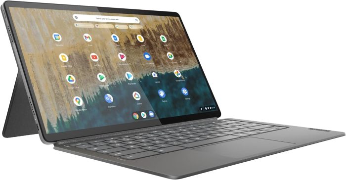 Lenovo Chromebook IdeaPad Duet 3 tablet 2 w 1, wyświetlacz dotykowy 2K 10,9", Qualcomm Snapdragon 7c Gen 2, 4 GB RAM, dysk SSD