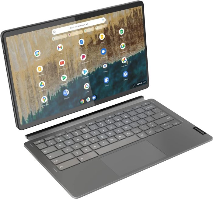 Lenovo Chromebook IdeaPad Duet 3 tablet 2 w 1, wyświetlacz dotykowy 2K 10,9", Qualcomm Snapdragon 7c Gen 2, 4 GB RAM, dysk SSD