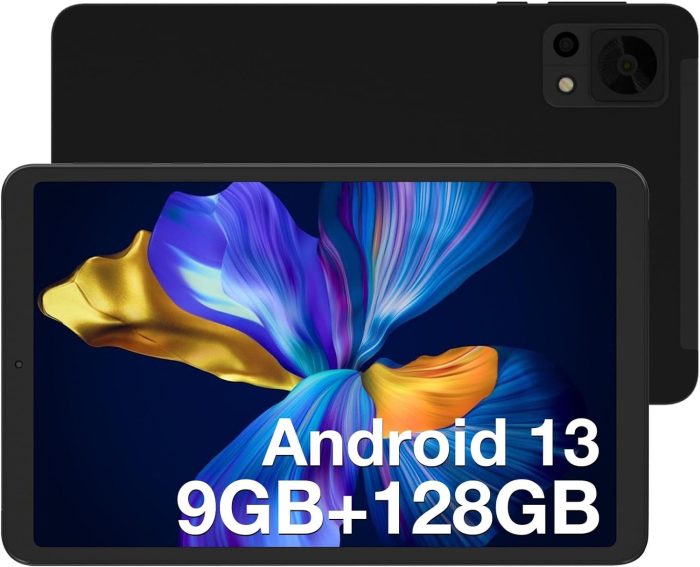 DOOGEE T20 Mini tablet 8,4 cala, wyświetlacz 2,3 K FHD+, 9 GB RAM + 128 GB ROM (1TB TF) Android 13, tablet 5060 mAh 13 MP,