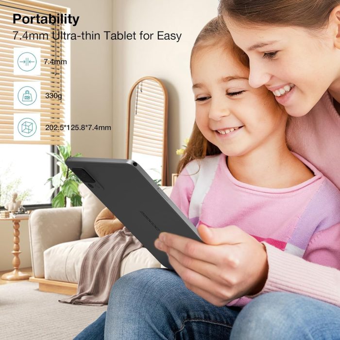 DOOGEE T20 Mini tablet 8,4 cala, wyświetlacz 2,3 K FHD+, 9 GB RAM + 128 GB ROM (1TB TF) Android 13, tablet 5060 mAh 13 MP,