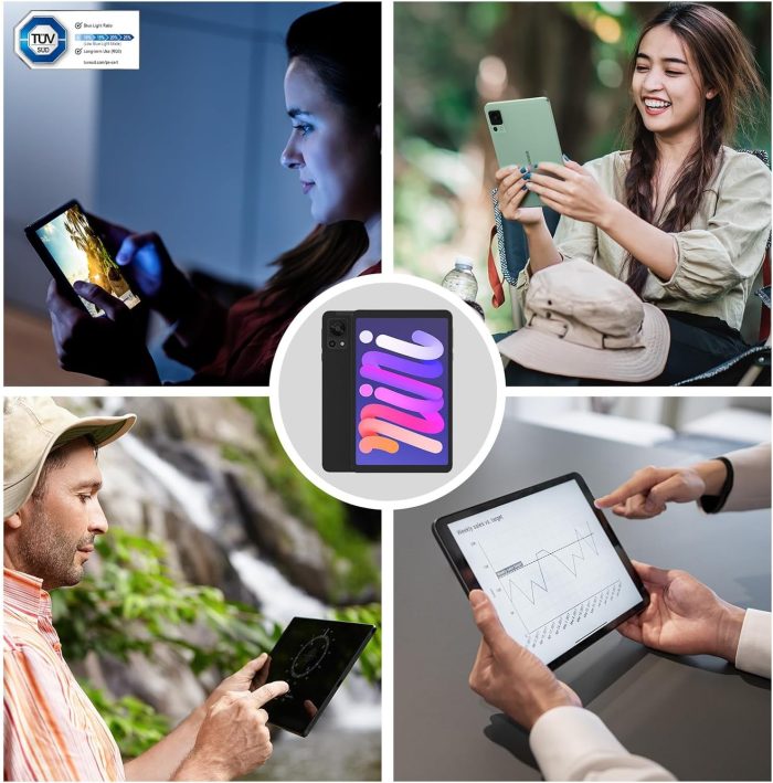 DOOGEE T20 Mini tablet 8,4 cala, wyświetlacz 2,3 K FHD+, 9 GB RAM + 128 GB ROM (1TB TF) Android 13, tablet 5060 mAh 13 MP,