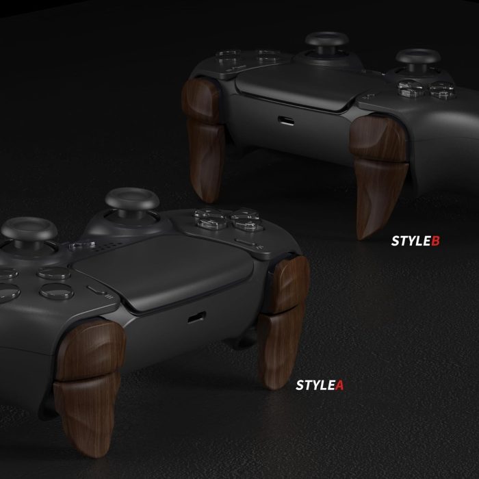 PlayVital BLADE 2 par Przycisk Wyzwalacza do ps5 Kontrolera,Przedłużacze Zderzaka do ps5 Controller,Przycisków Naramiennych