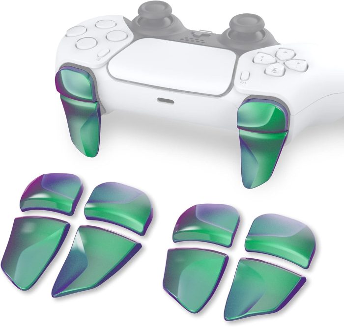 PlayVital BLADE 2 par Przycisk Wyzwalacza do ps5 Kontrolera,Przedłużacze Zderzaka do ps5 Controller,Przycisków Naramiennych