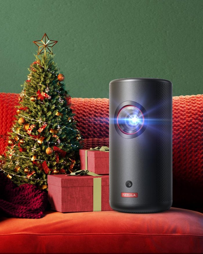Nebula Anker Capsule 3 Laser 1080p, Inteligentny, Wi-Fi, Mini projektor, Czarny, Przenośny projektor, Dolby Digital, obsługa 4k,