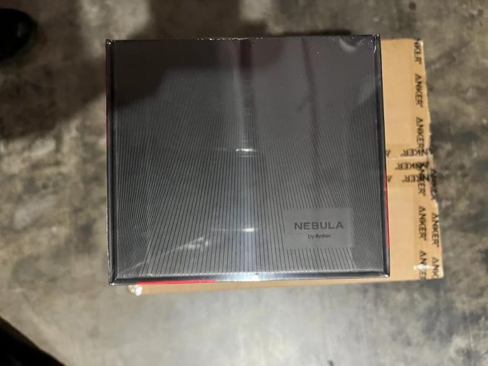 Nebula Anker Capsule 3 Laser 1080p, Inteligentny, Wi-Fi, Mini projektor, Czarny, Przenośny projektor, Dolby Digital, obsługa 4k,