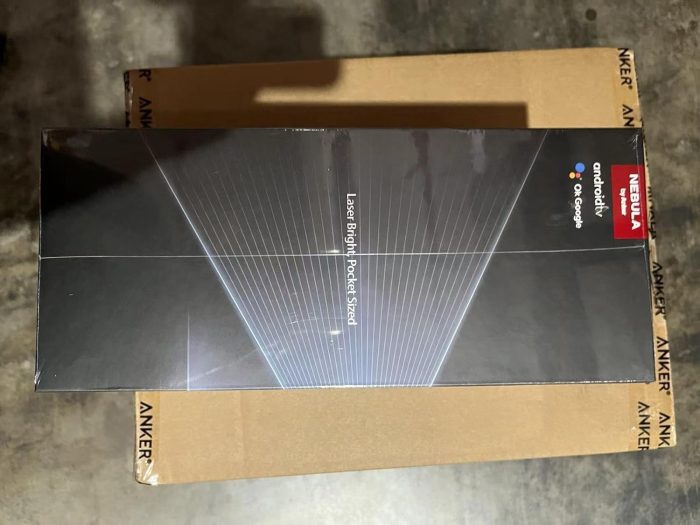 Nebula Anker Capsule 3 Laser 1080p, Inteligentny, Wi-Fi, Mini projektor, Czarny, Przenośny projektor, Dolby Digital, obsługa 4k,