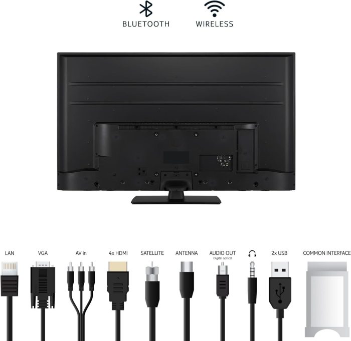 Nokia 50 Cali (120cm) 4K UHD Smart Android TV (DVB-C/S2/T2, Netflix, Prime Video, Disney+) - UN50GV310I - 2023