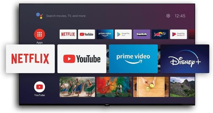 Nokia 50 Cali (120cm) 4K UHD Smart Android TV (DVB-C/S2/T2, Netflix, Prime Video, Disney+) - UN50GV310I - 2023