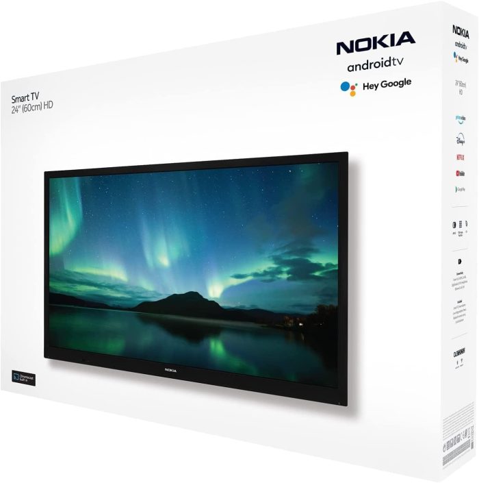 Nokia 50 Cali (120cm) 4K UHD Smart Android TV (DVB-C/S2/T2, Netflix, Prime Video, Disney+) - UN50GV310I - 2023
