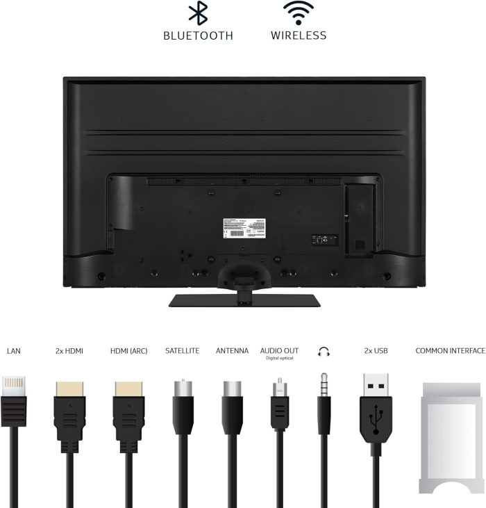 Nokia 50 Cali (120cm) 4K UHD Smart Android TV (DVB-C/S2/T2, Netflix, Prime Video, Disney+) - UN50GV310I - 2023