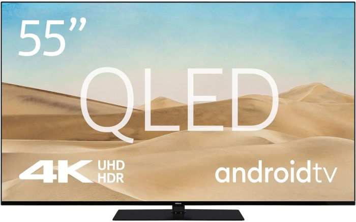 Nokia 50 Cali (120cm) 4K UHD Smart Android TV (DVB-C/S2/T2, Netflix, Prime Video, Disney+) - UN50GV310I - 2023
