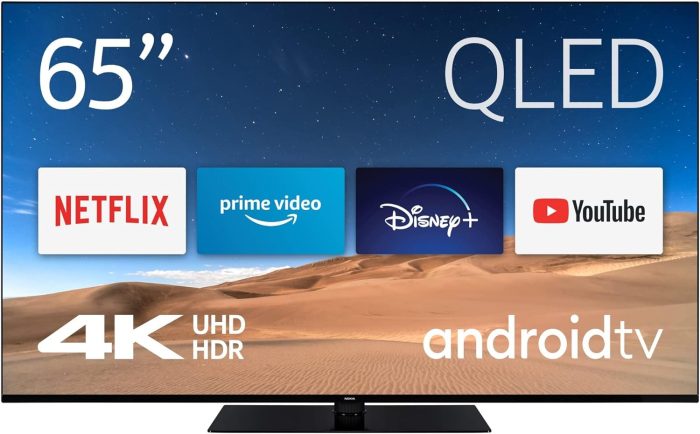 Nokia 50 Cali (120cm) 4K UHD Smart Android TV (DVB-C/S2/T2, Netflix, Prime Video, Disney+) - UN50GV310I - 2023