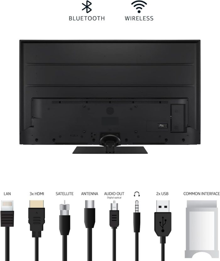 Nokia 50 Cali (120cm) 4K UHD Smart Android TV (DVB-C/S2/T2, Netflix, Prime Video, Disney+) - UN50GV310I - 2023
