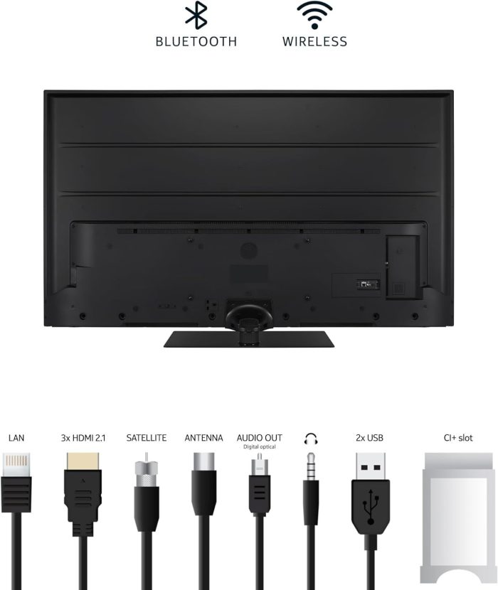 Nokia 43 Cali (108 cm) 4K UHD Telewizja Smart Android TV (DVB-C/S2/T2, Netflix, Prime Video, Disney+) - UN43GV310-2023