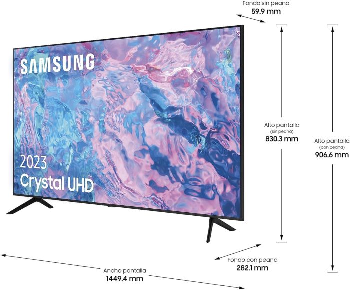 SAMSUNG Telewizor LED 4K 163 cm TU65CU7105KXXC